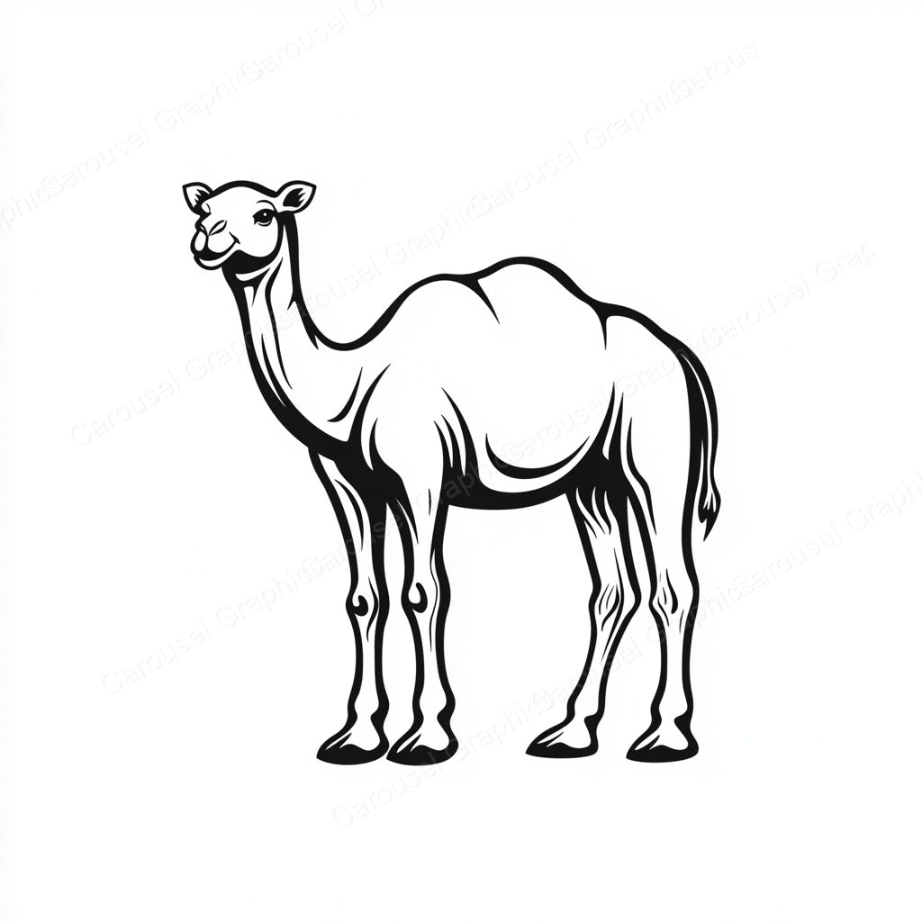 Camel Vector Graphic preview