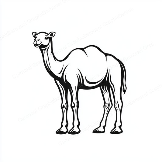 Camel Vector Graphic preview