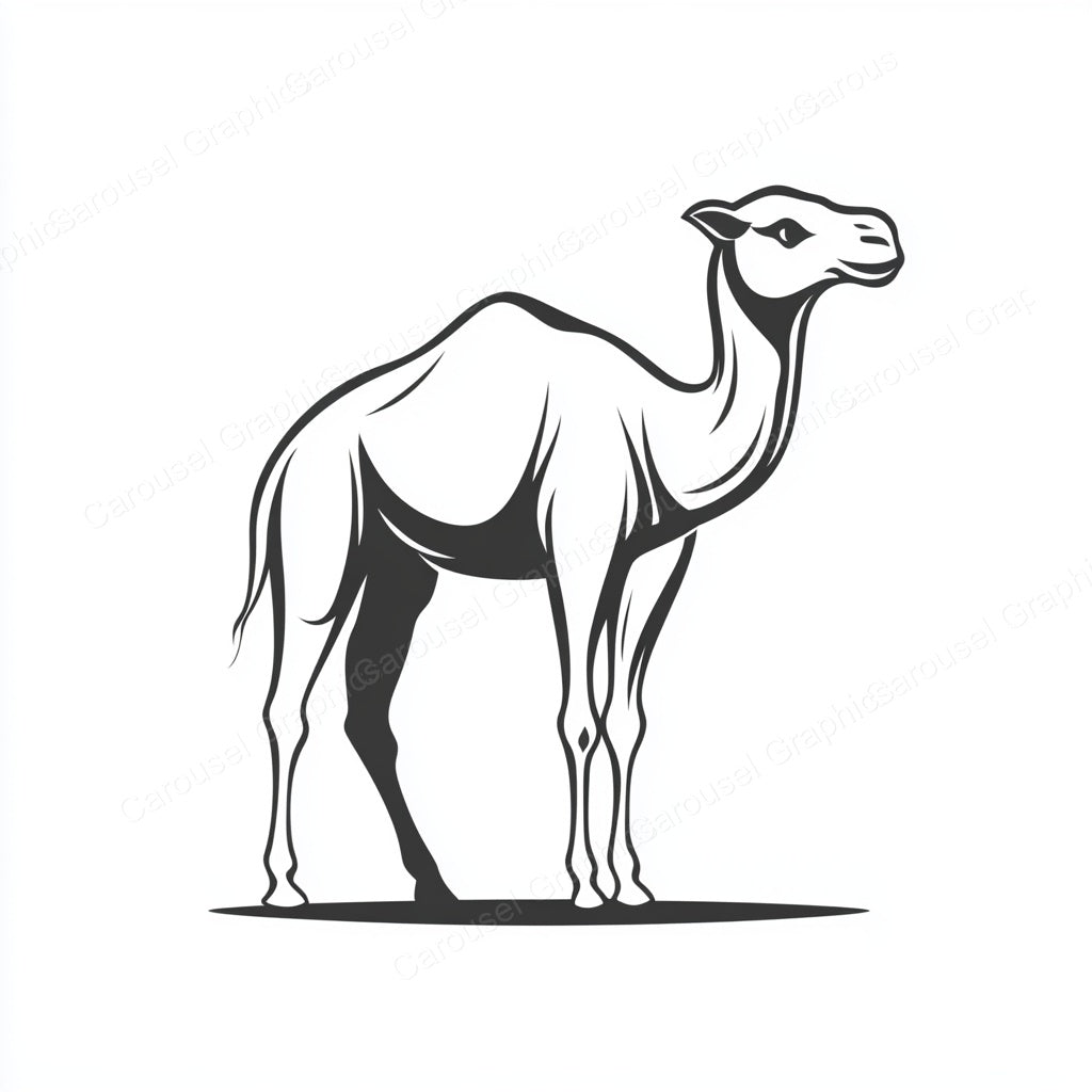 Camel Vector Graphic preview