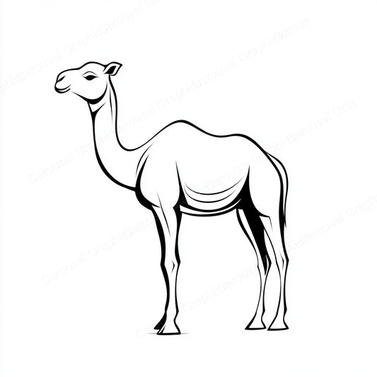 Camel Vector Graphic preview