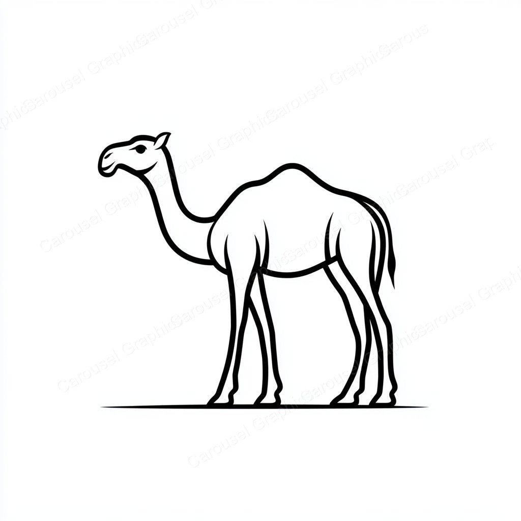 Camel Vector Graphic preview