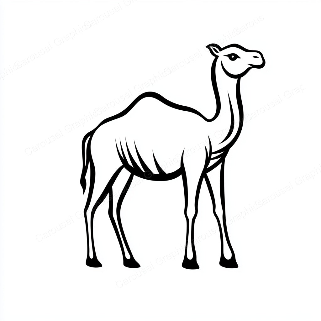 Camel Vector Graphic preview