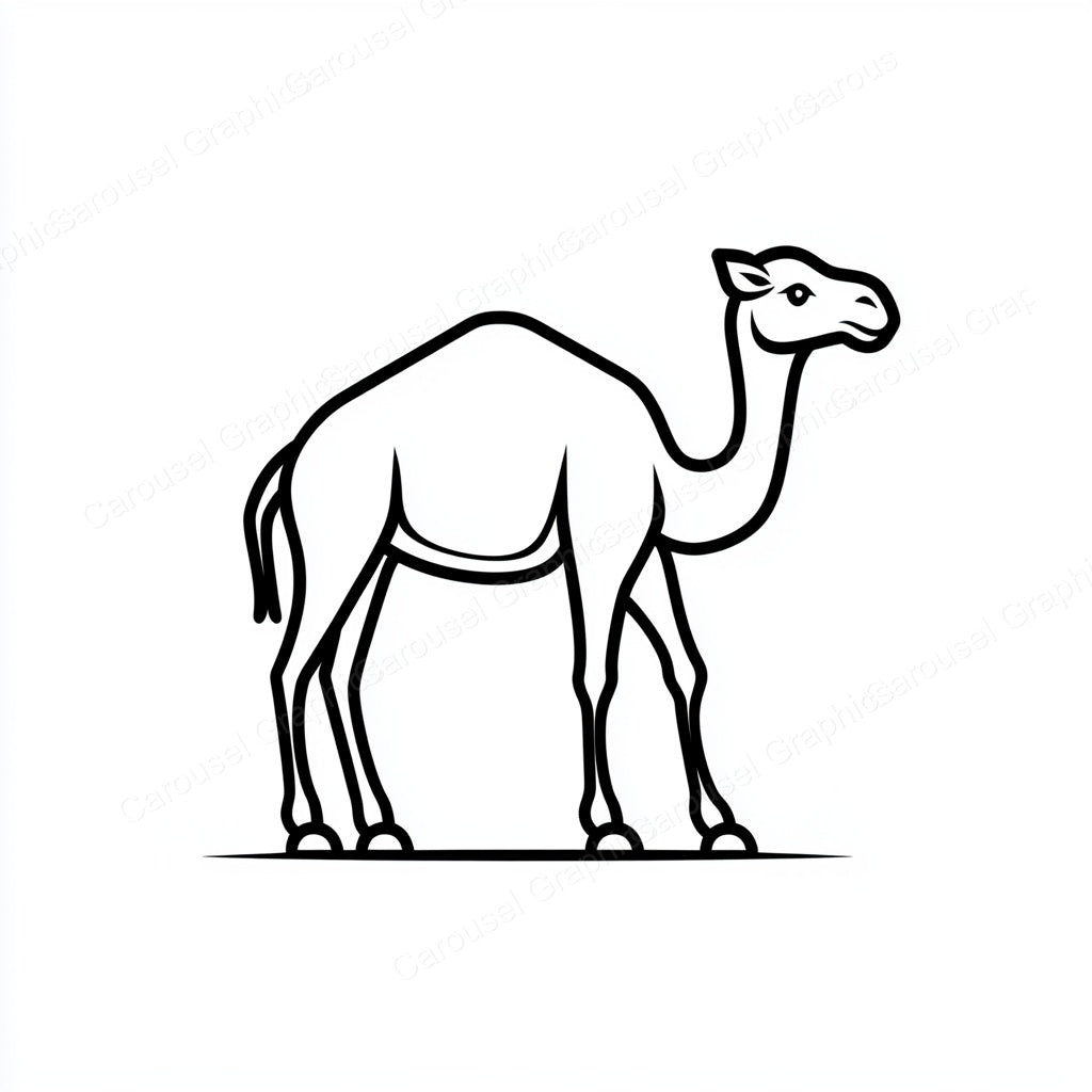 Camel Vector Graphic preview