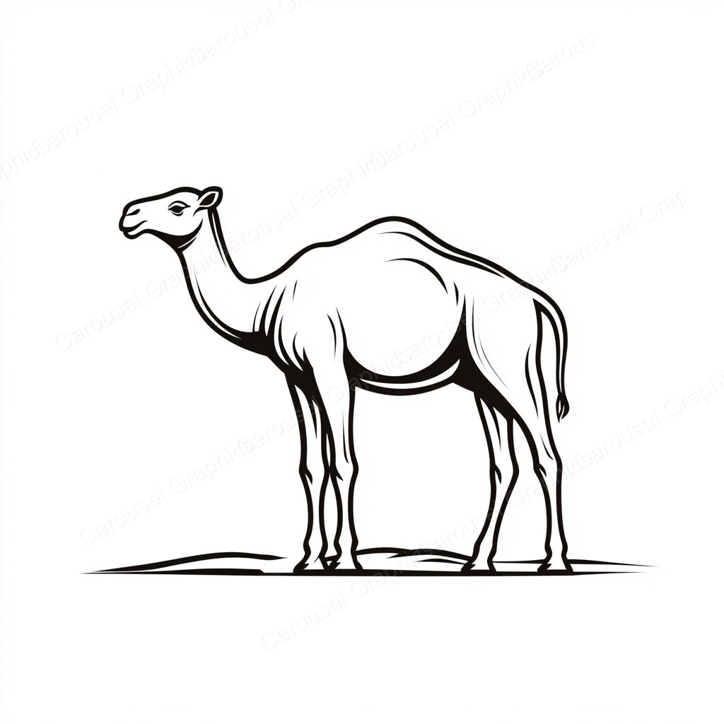 Camel Vector Graphic preview
