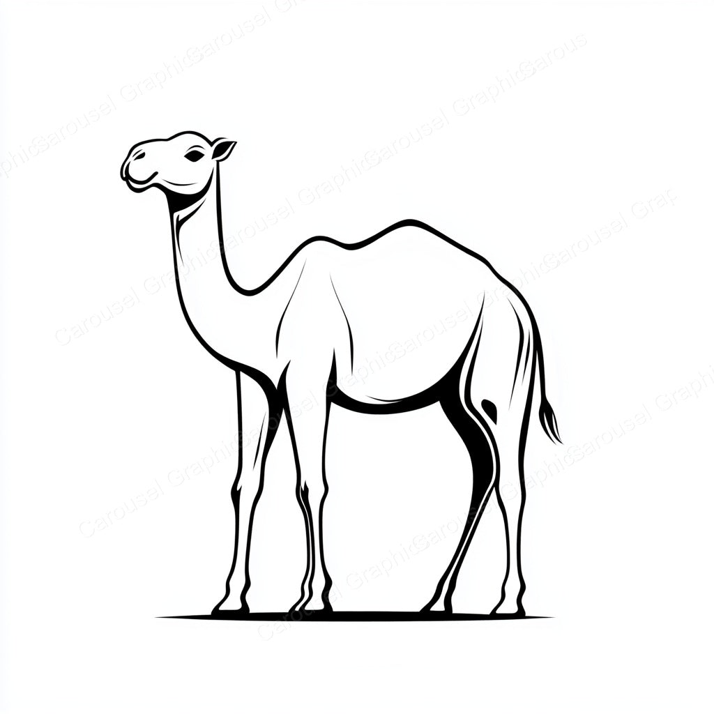 Camel Vector Graphic preview