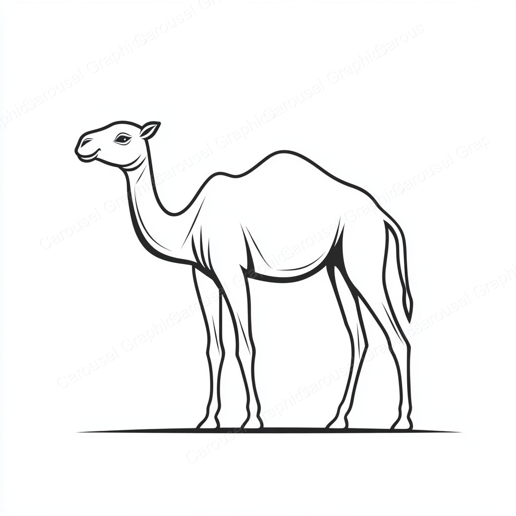 Camel Vector Graphic preview