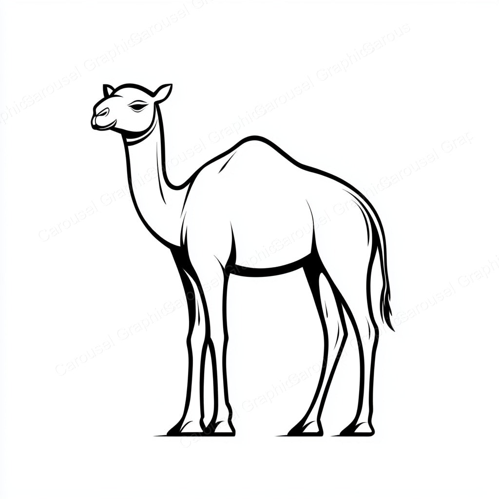 Camel Vector Graphic preview