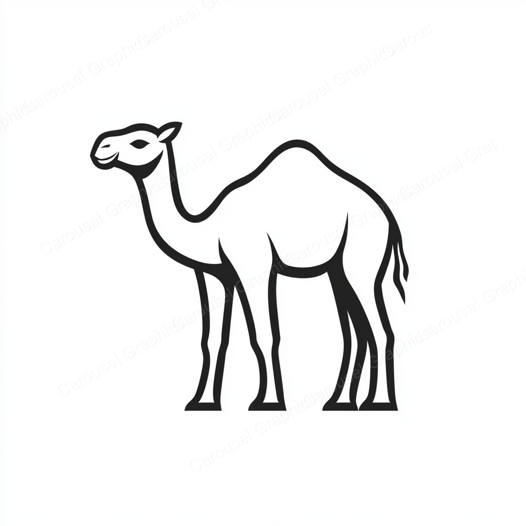 Camel Vector Graphic preview