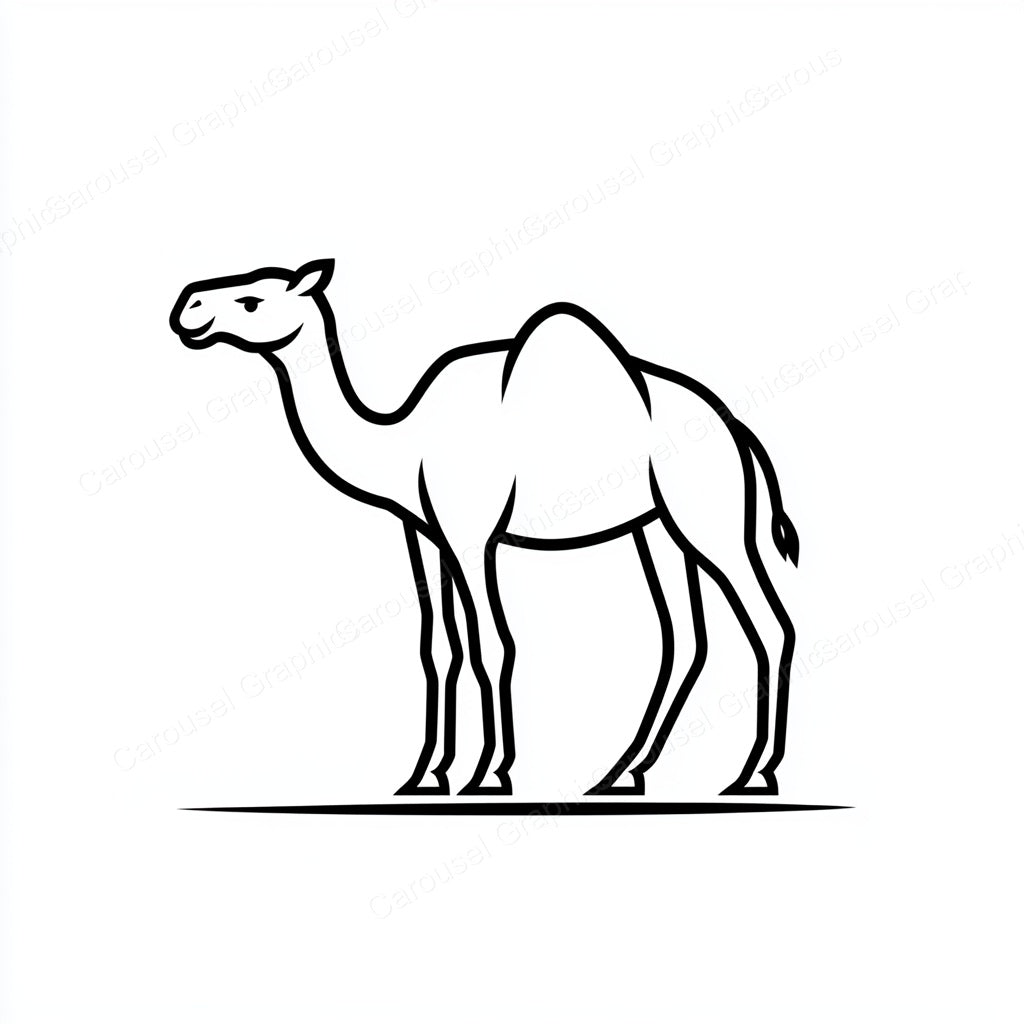 Camel Vector Graphic preview