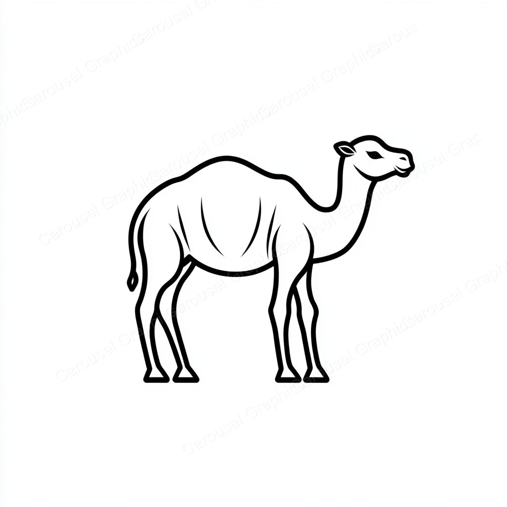 Camel Vector Graphic preview