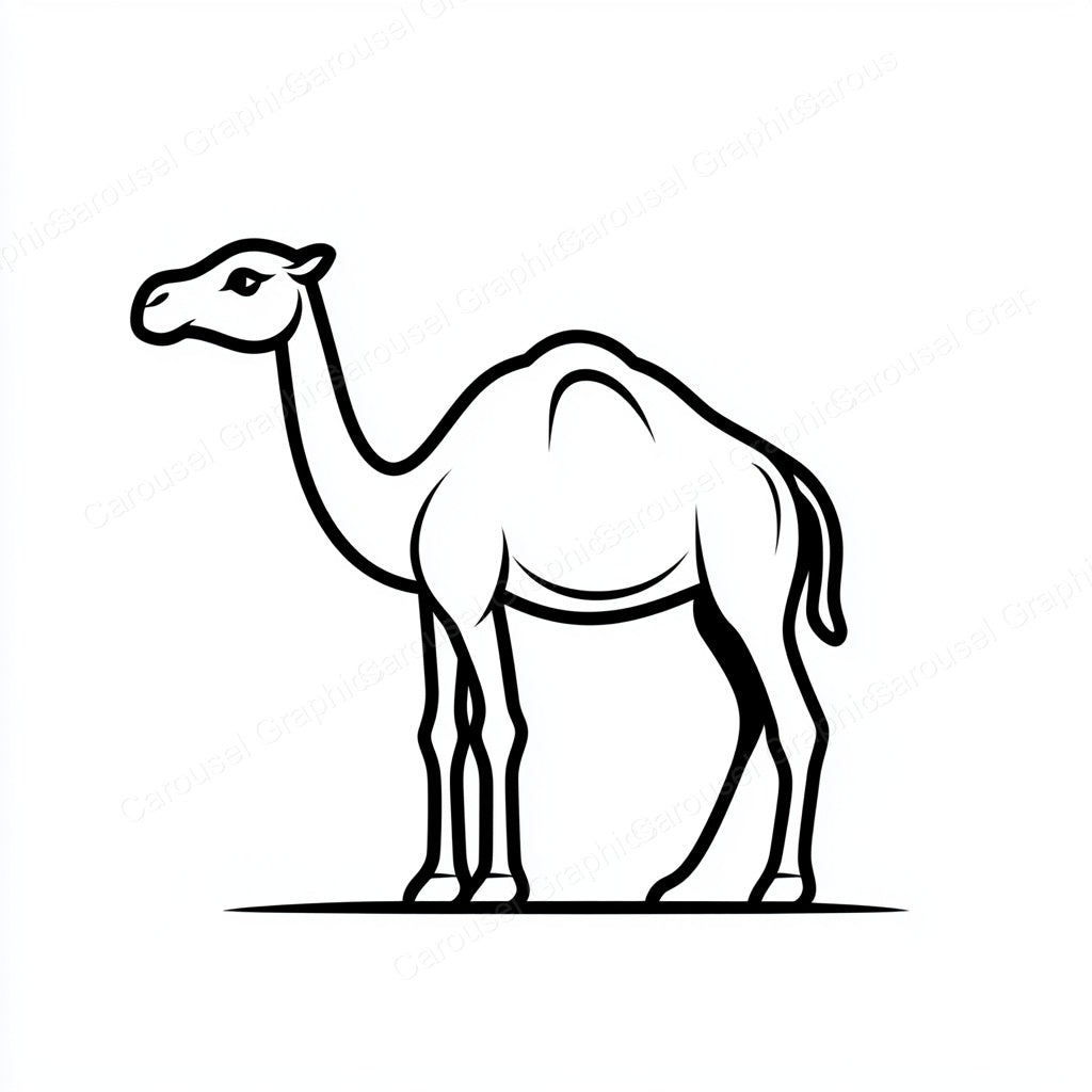 Camel Vector Graphic preview