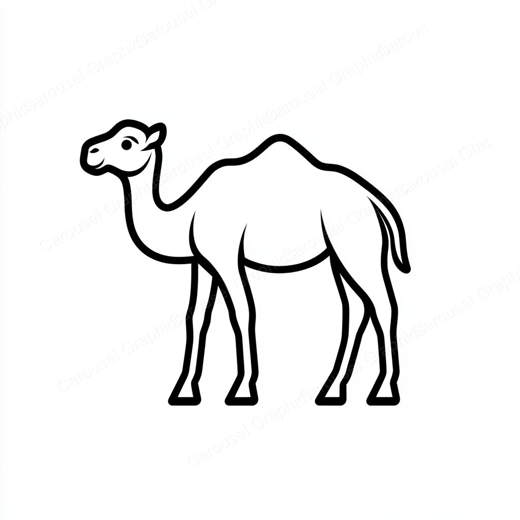 Camel Vector Graphic preview