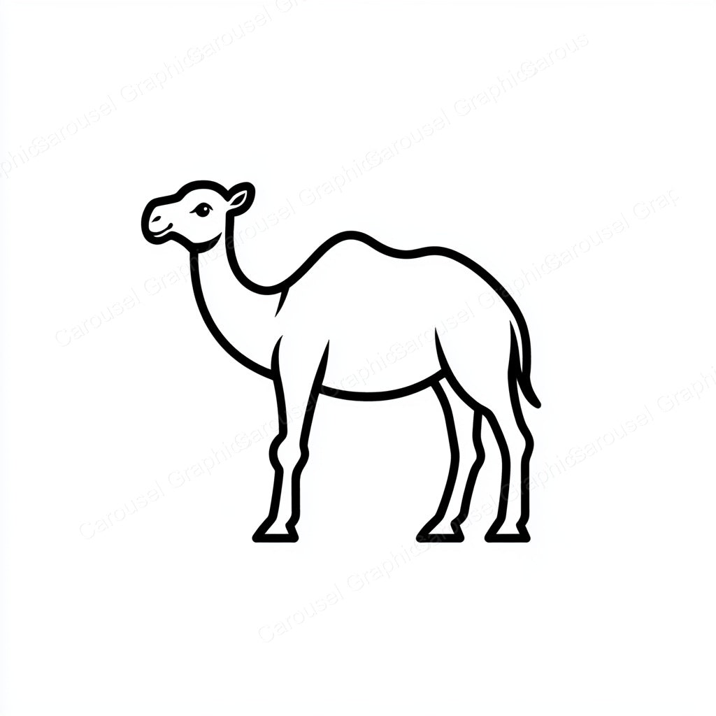 Camel Vector Graphic preview