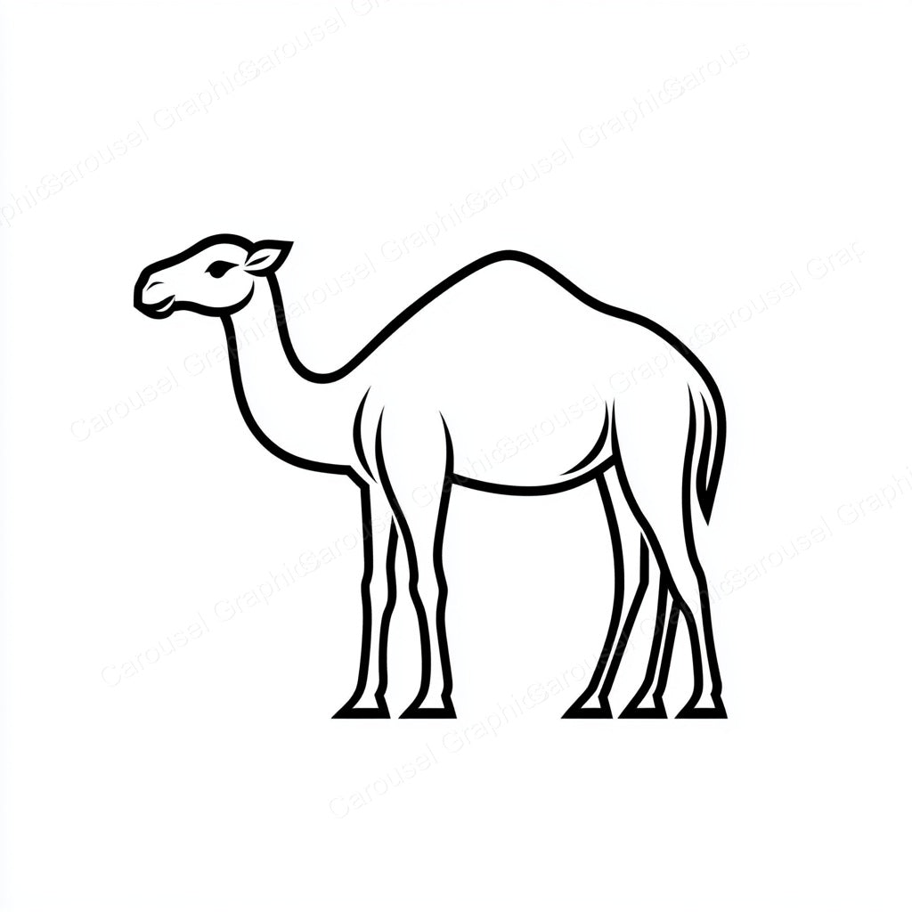 Camel Vector Graphic preview