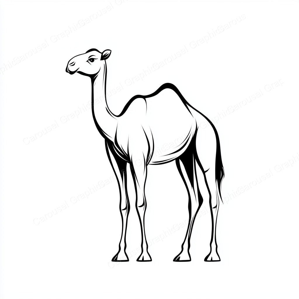 Camel Vector Graphic preview