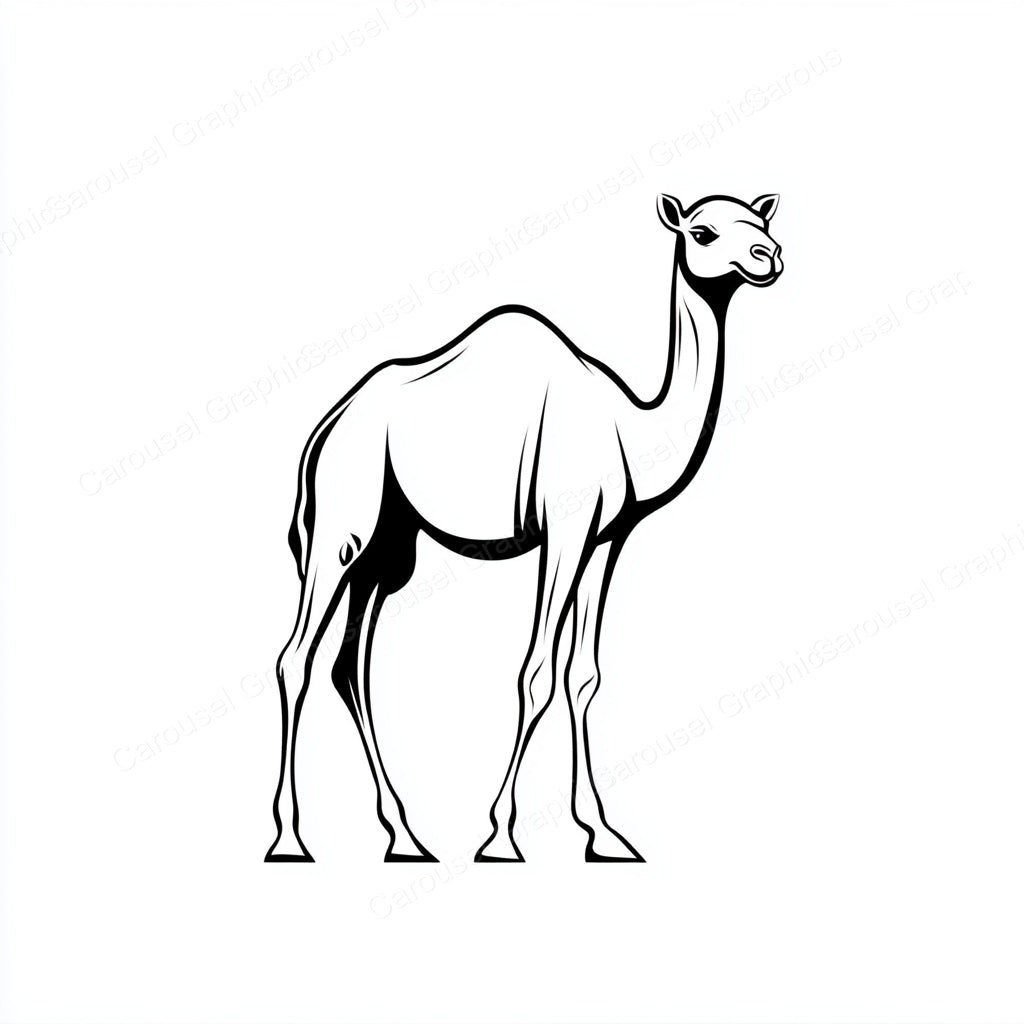 Camel Vector Graphic preview