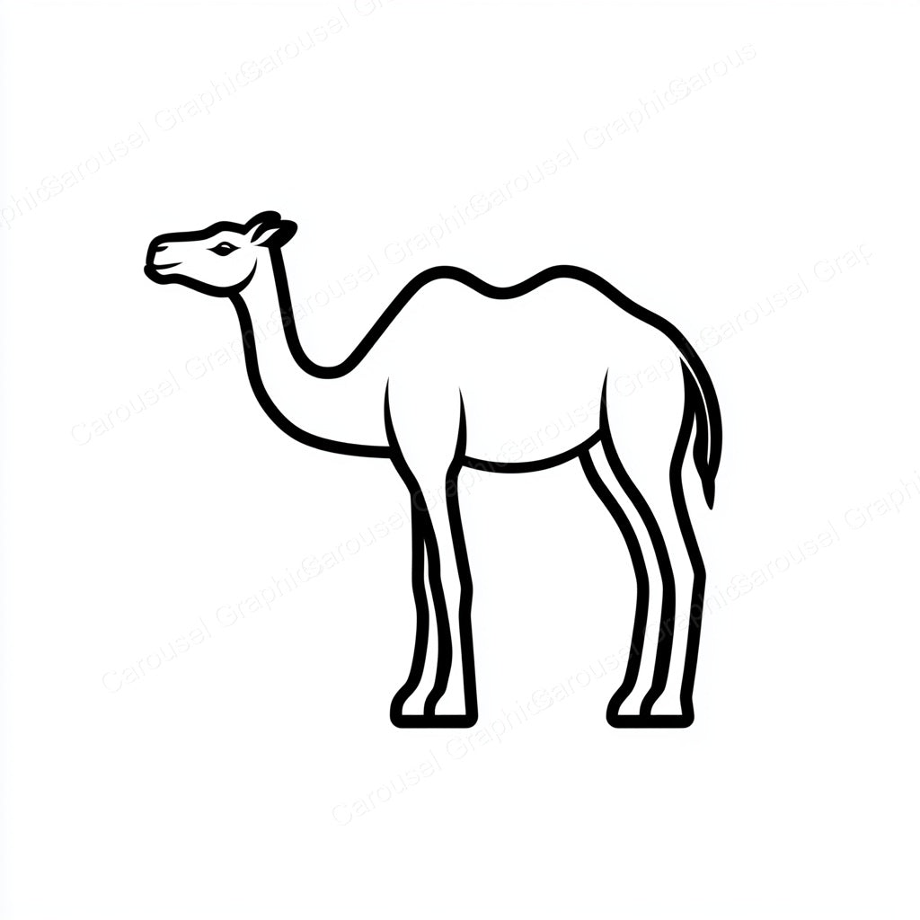 Camel Vector Graphic preview
