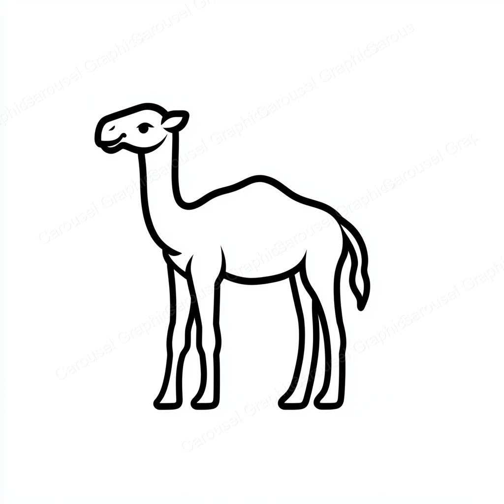 Camel Vector Graphic preview
