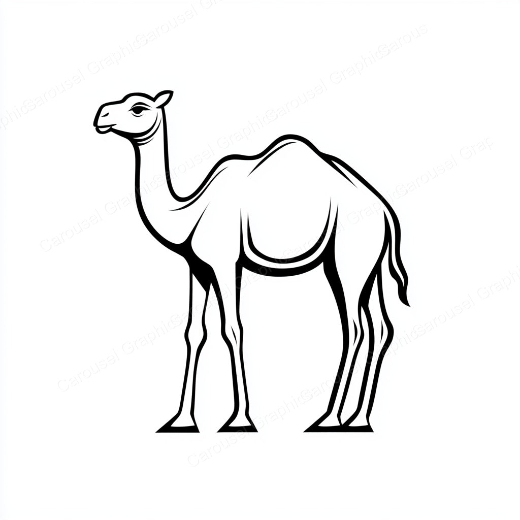 Camel Vector Graphic preview