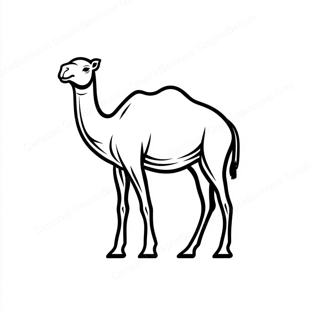 Camel Vector Graphic preview