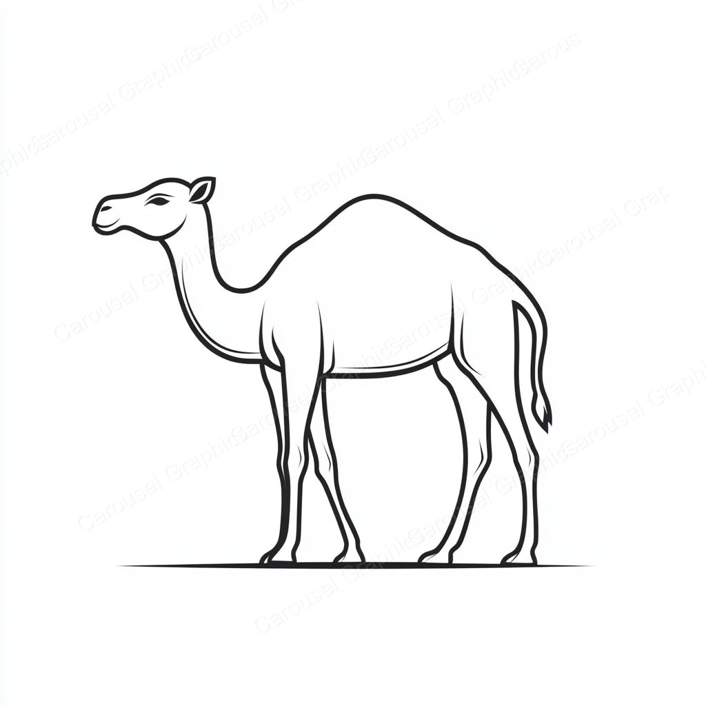 Camel Vector Graphic preview