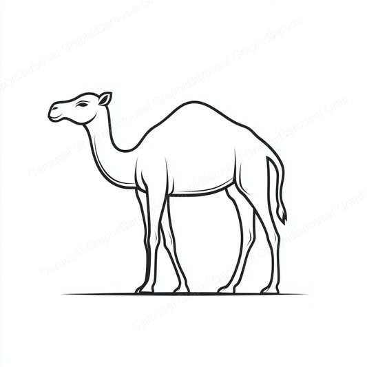 Camel Vector Graphic preview