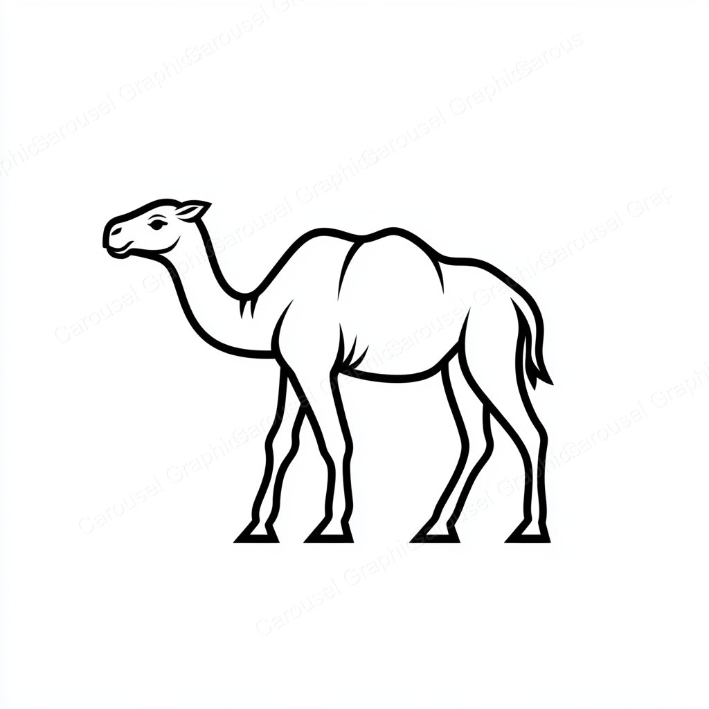 Camel Vector Graphic preview
