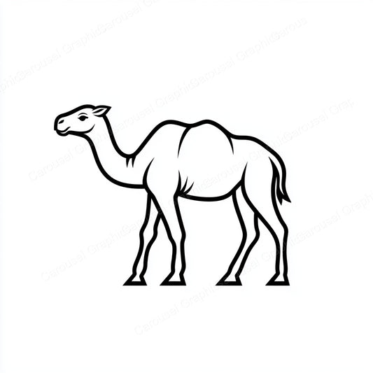Camel Vector Graphic preview