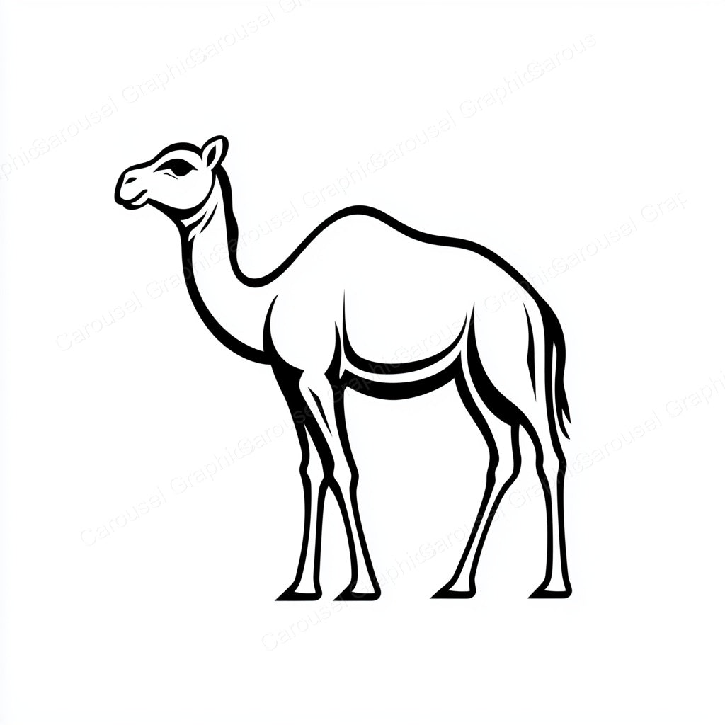 Camel Vector Graphic preview