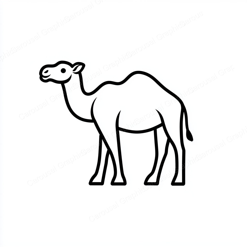 Camel Vector Graphic preview