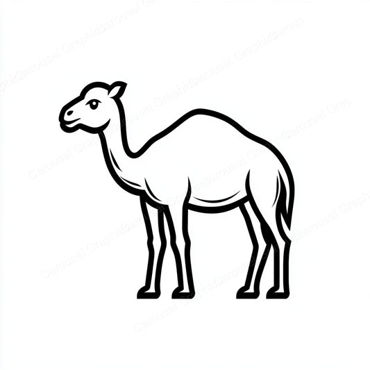 Camel Vector Graphic preview