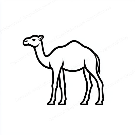Camel Vector Graphic preview