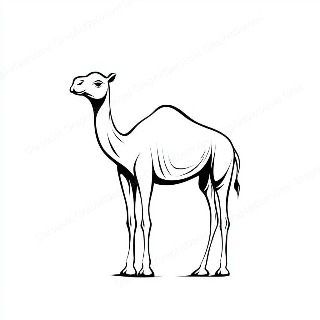 Camel Vector Graphic preview