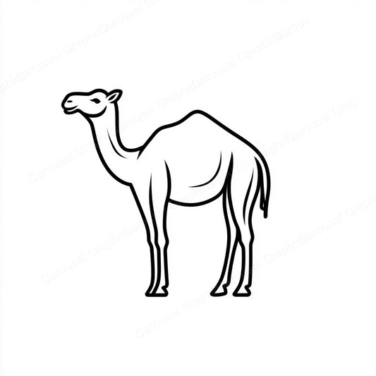 Camel Vector Graphic preview
