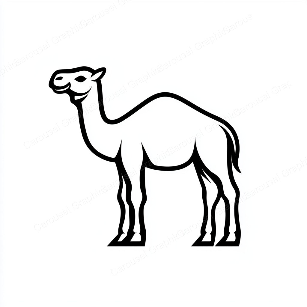 Camel Vector Graphic preview