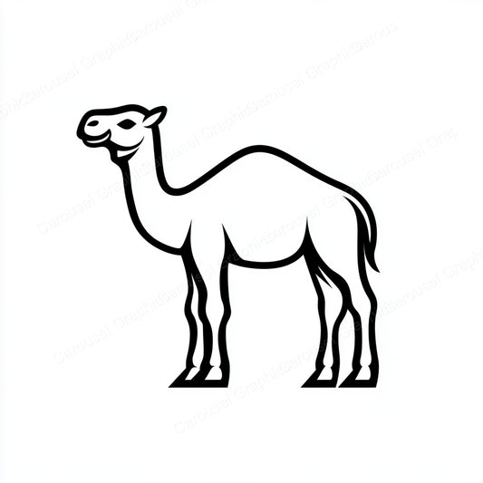 Camel Vector Graphic preview