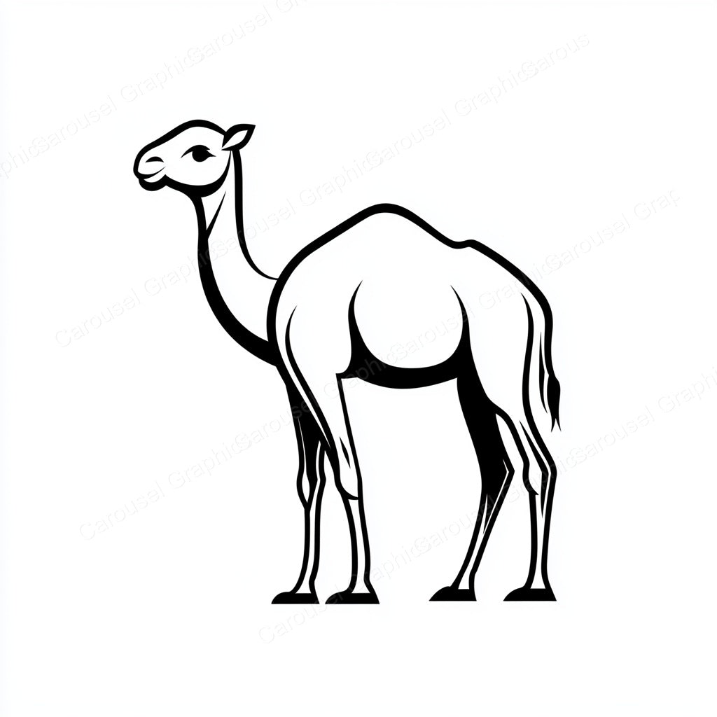 Camel Vector Graphic preview