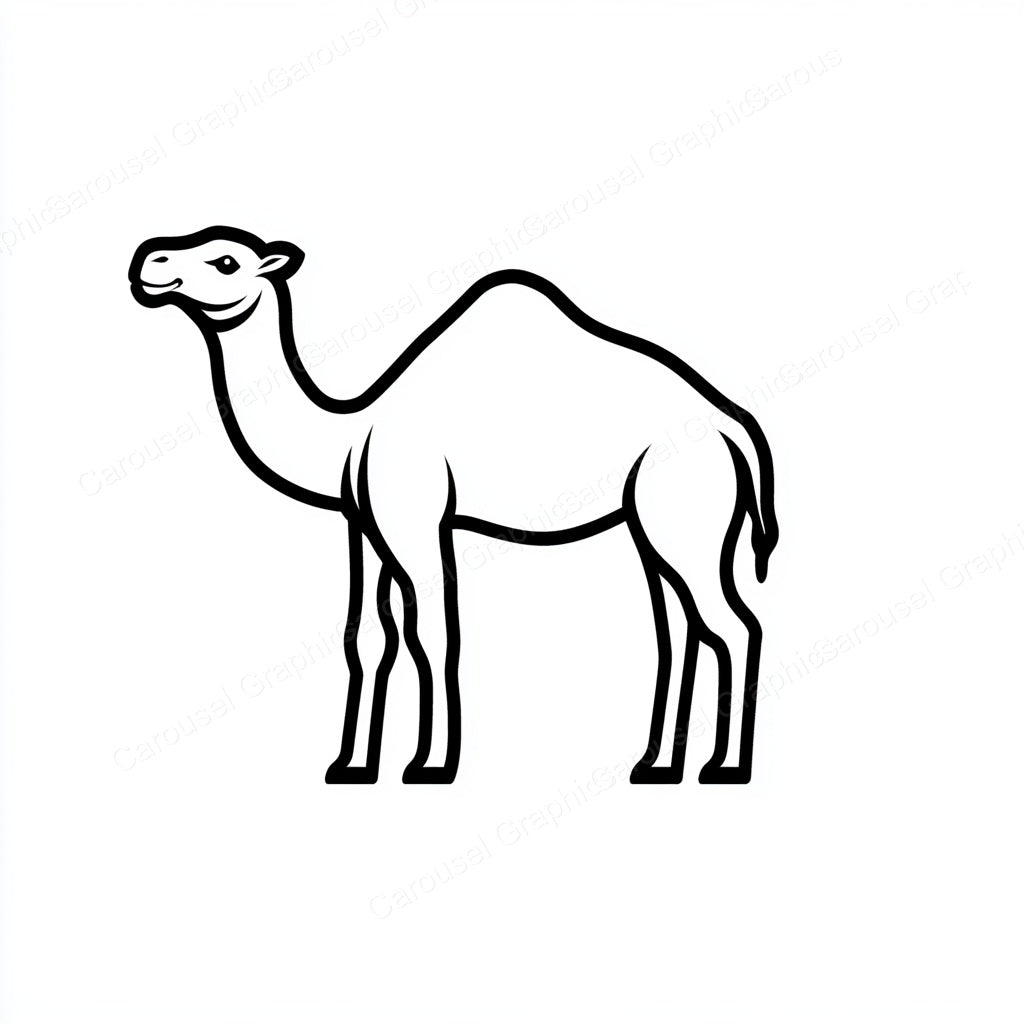 Camel Vector Graphic preview
