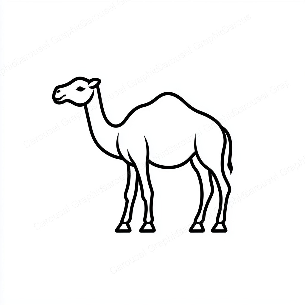 Camel Vector Graphic preview