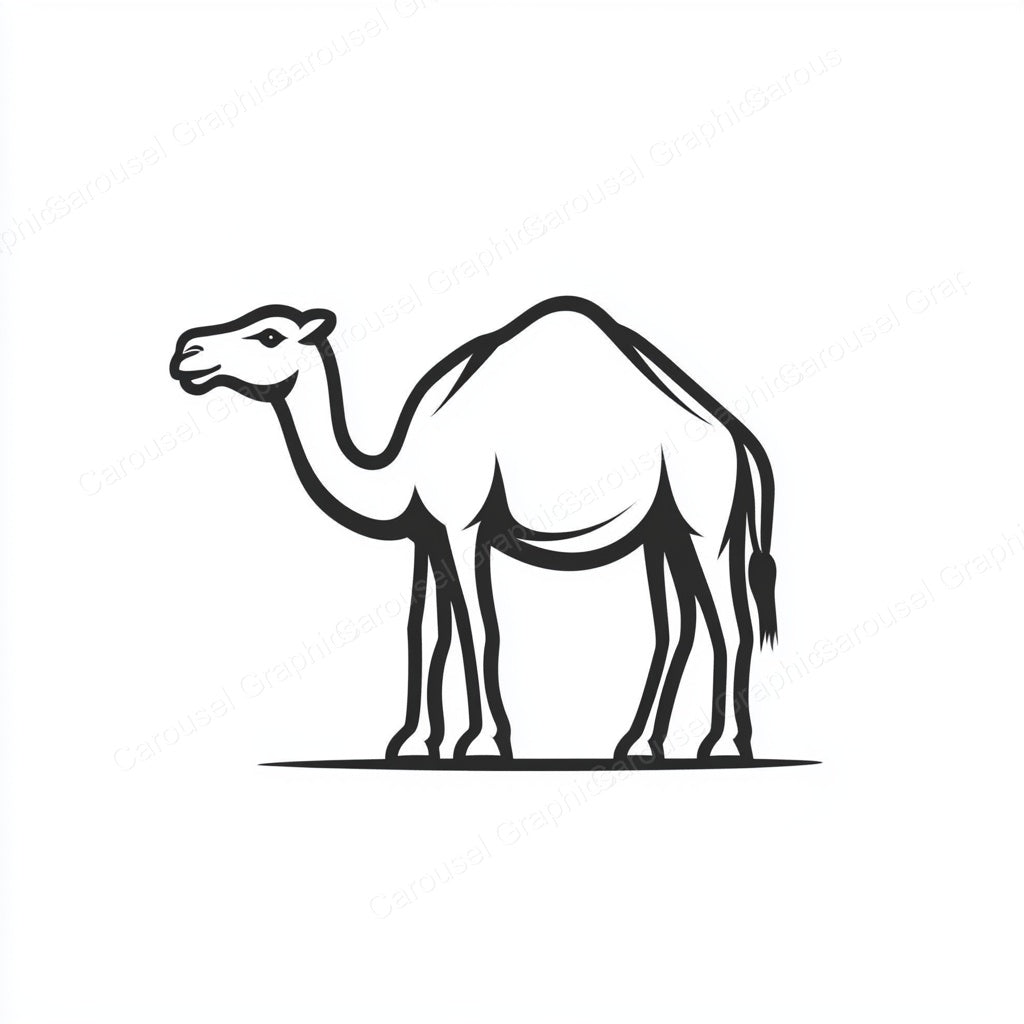 Camel Vector Graphic preview