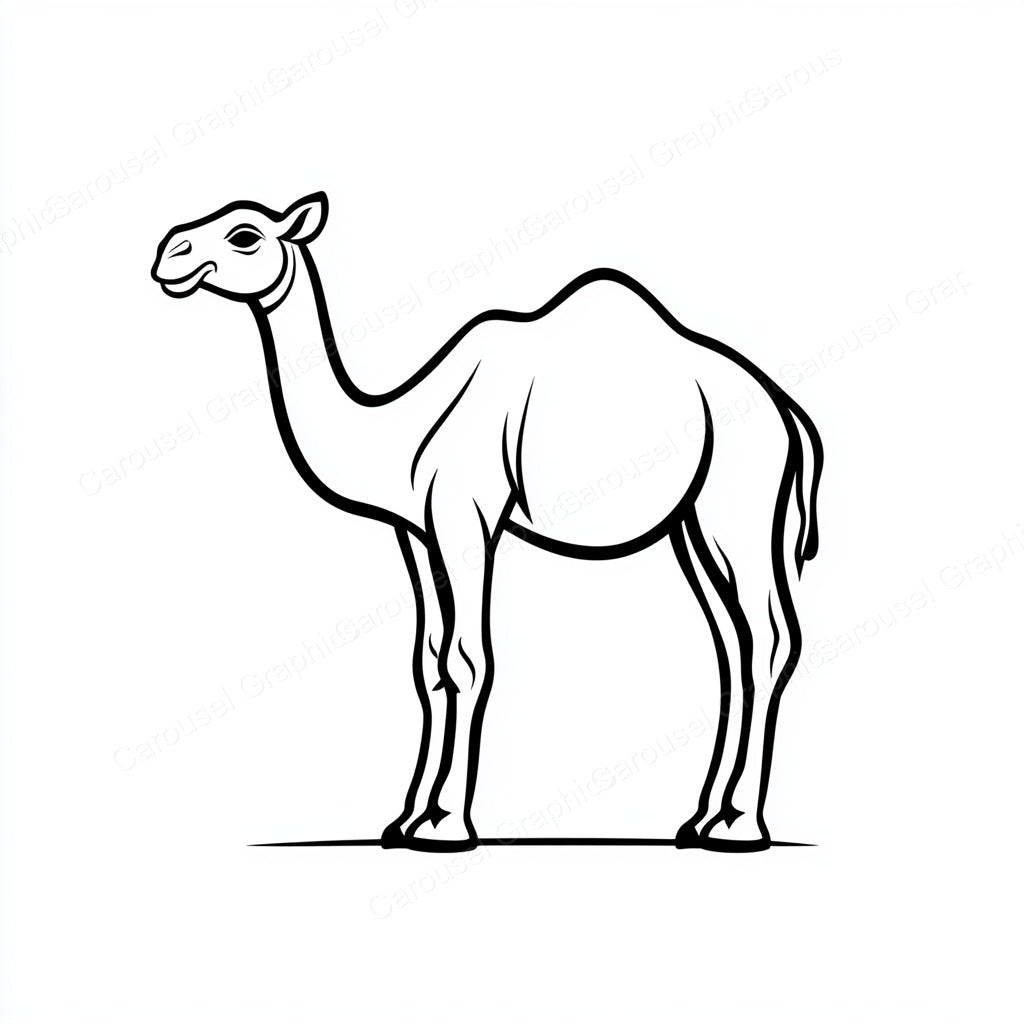 Camel Vector Graphic preview