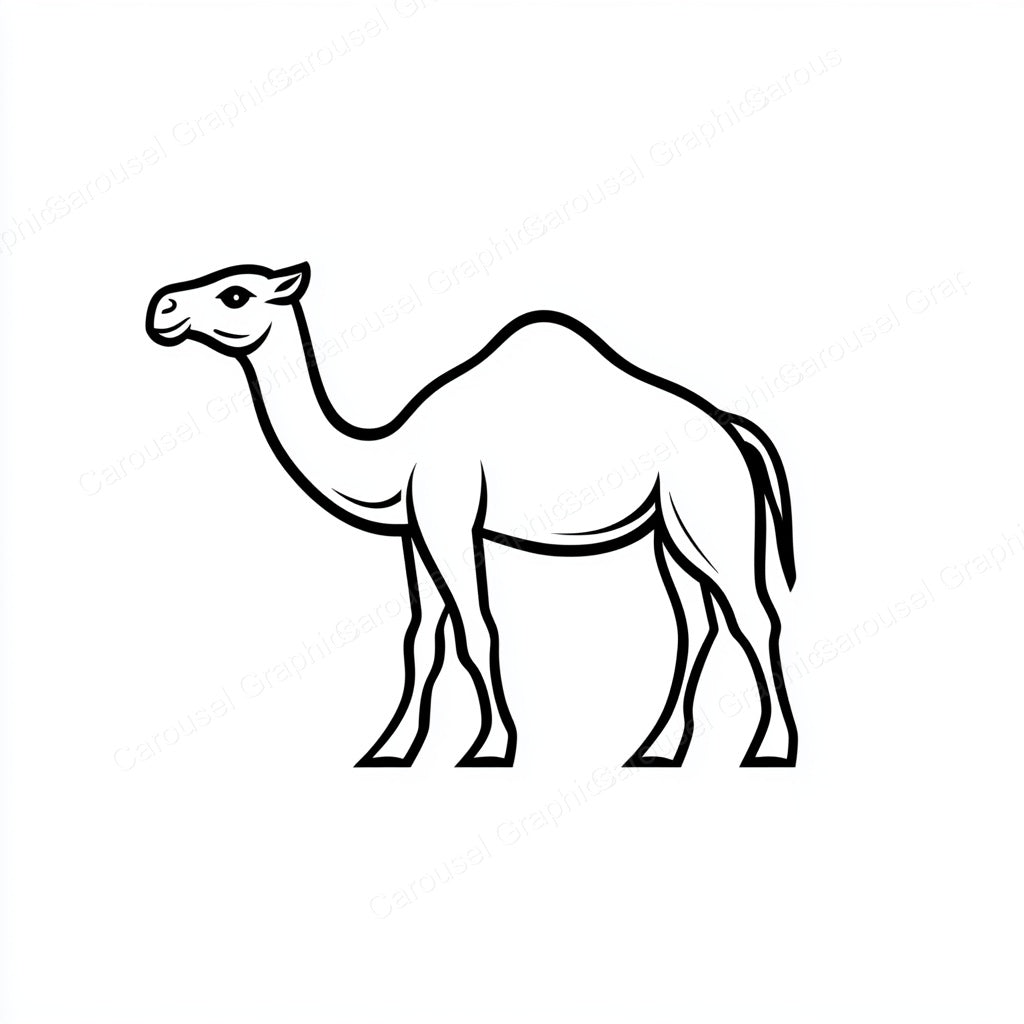 Camel Vector Graphic preview
