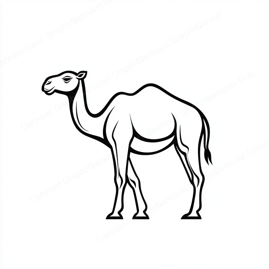Camel Vector Graphic preview