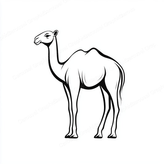 Camel Vector Graphic preview