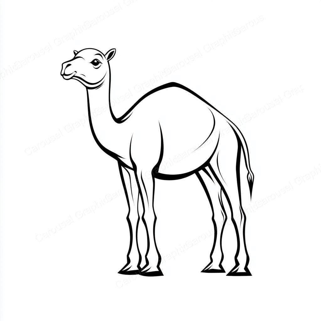 Camel Vector Graphic preview