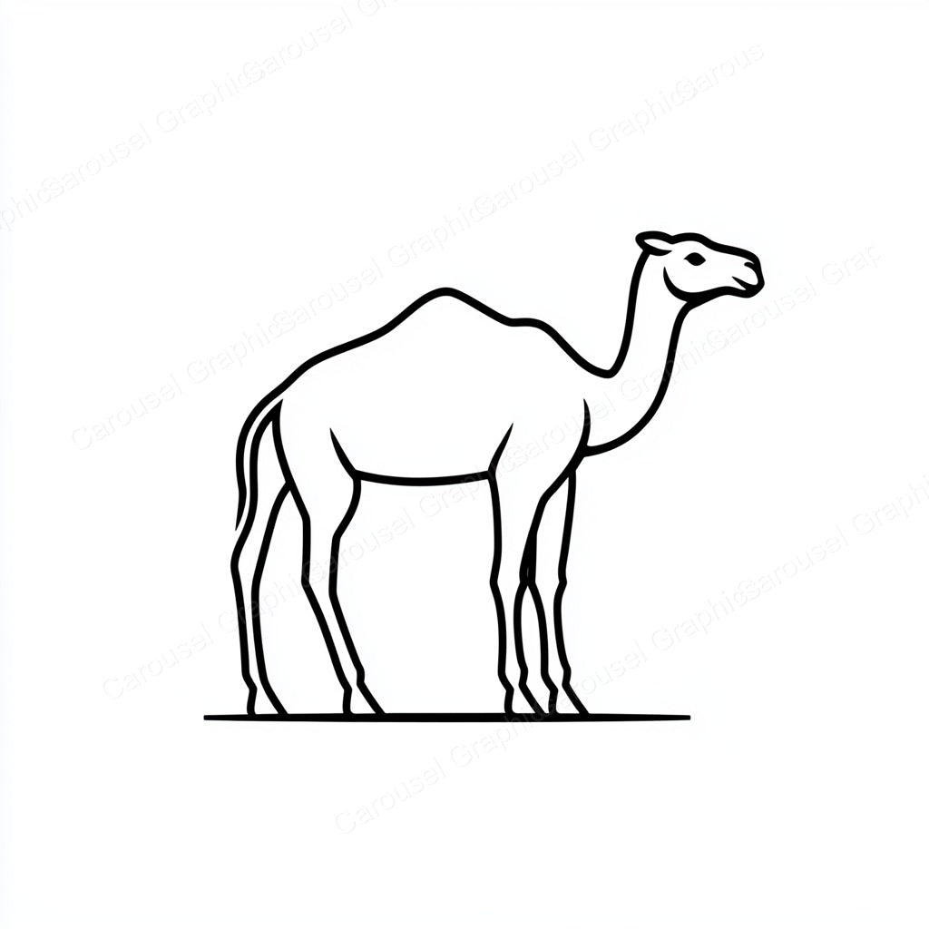 Camel Vector Graphic preview