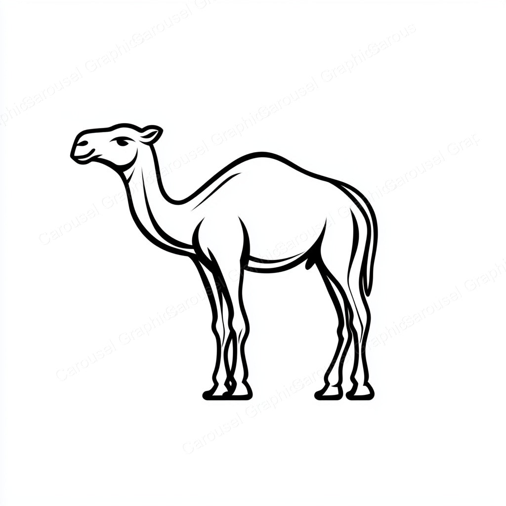 Camel Vector Graphic preview