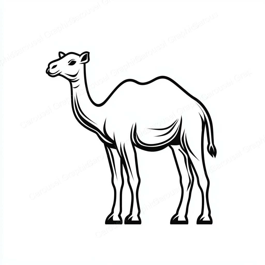 Camel Vector Graphic preview