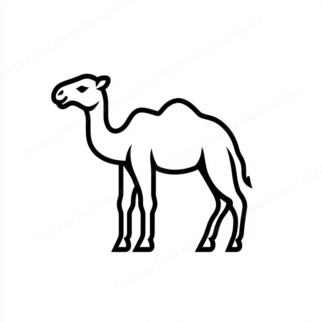 Camel Vector Graphic preview