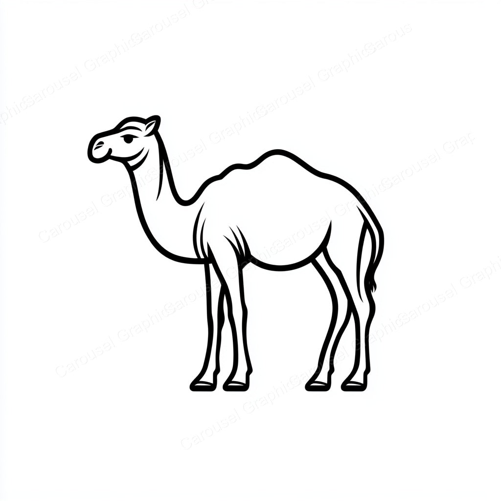 Camel Vector Graphic preview